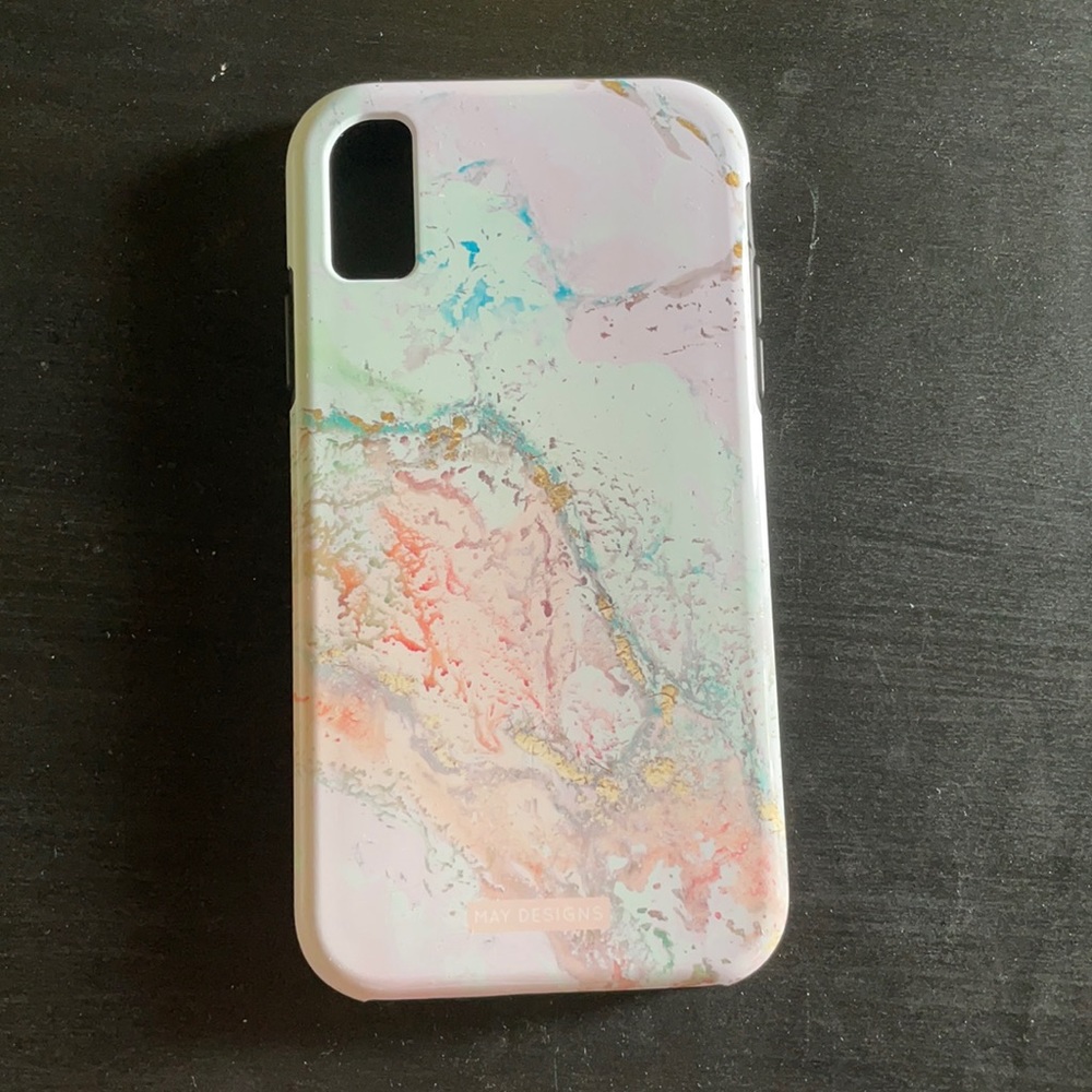 may designs marble/watercolor iphone 11 case